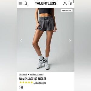 Talentless High Waisted Boxer Shorts